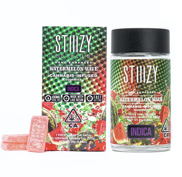 STIIIZY - Watermelon Wave | 100mg Gummies | STIIIZY Main Image