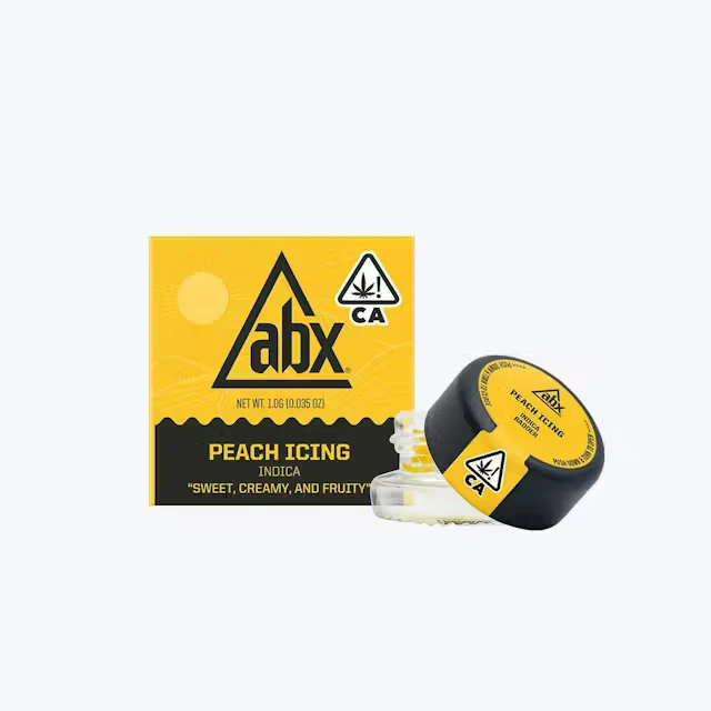 ABX - ABX Live Resin Badder - 1g - Peach Icing Main Image