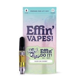 Effin' - Effin' | Distillate Cartridge | Do It Game On Cherry 7:1 THC:THCv | 1g