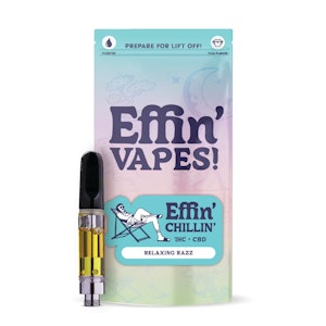 Effin' - Effin' | Distillate Cartridge | Chillin' Relaxing Razz 7:1 THC:CBD | 1g