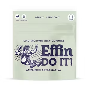 EFFIN EDIBLES - Do It! Amplified Apple 1:1 THC:THCV