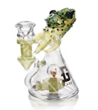 Octopus Heady Thick Bottom Glass Water Pipe, 5.7", Green, EG-64 | EG Glass