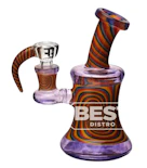 Transparent Mind Blowing Rig, Transparent Purple, ES2228 | EG Glass