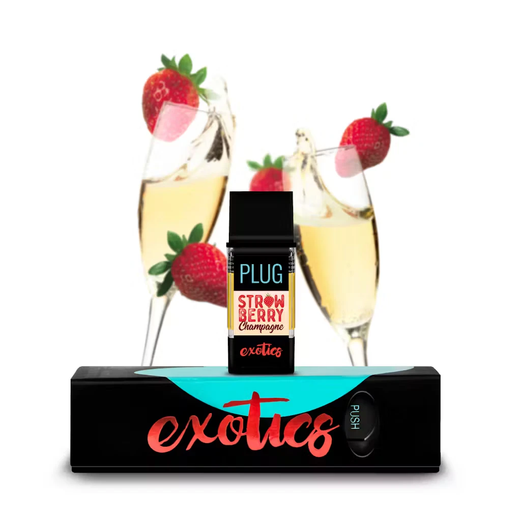 PLUGPLAY™ - Strawberry Champagne (H) 86.74% | PLUG™ EXOTICS | 1g Vape Main Image