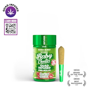 JEETER - Baby Jeeter Guava Burst (H) Rosin Infused Preroll 5pk 2.5g