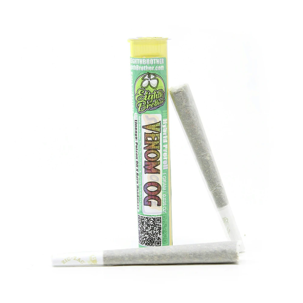 Eighth Brother - Eighth Brother - 1g Pre Roll (Venom OG-Hybrid) Main Image