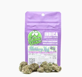 Eighth Brother - Eighth Brother 3.5G Blackberry Kush Sungrown Flower