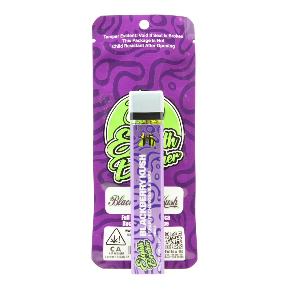 Eighth Brother - Eighth Brother | Blackberry Kush | All-In-One Vape | 1g Main Image