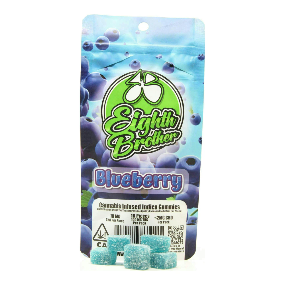 Eighth Brother - Eighth Brother | Blueberry Gummy 10pk | 100mg Main Image