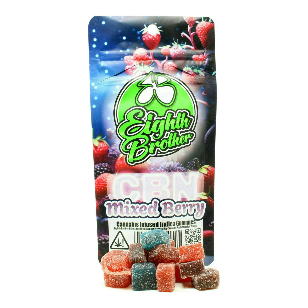 Eighth Brother - Eighth Brother | Mixed Berry THC:CBN 10:4 Gummy 10pk | 100mg Main Image