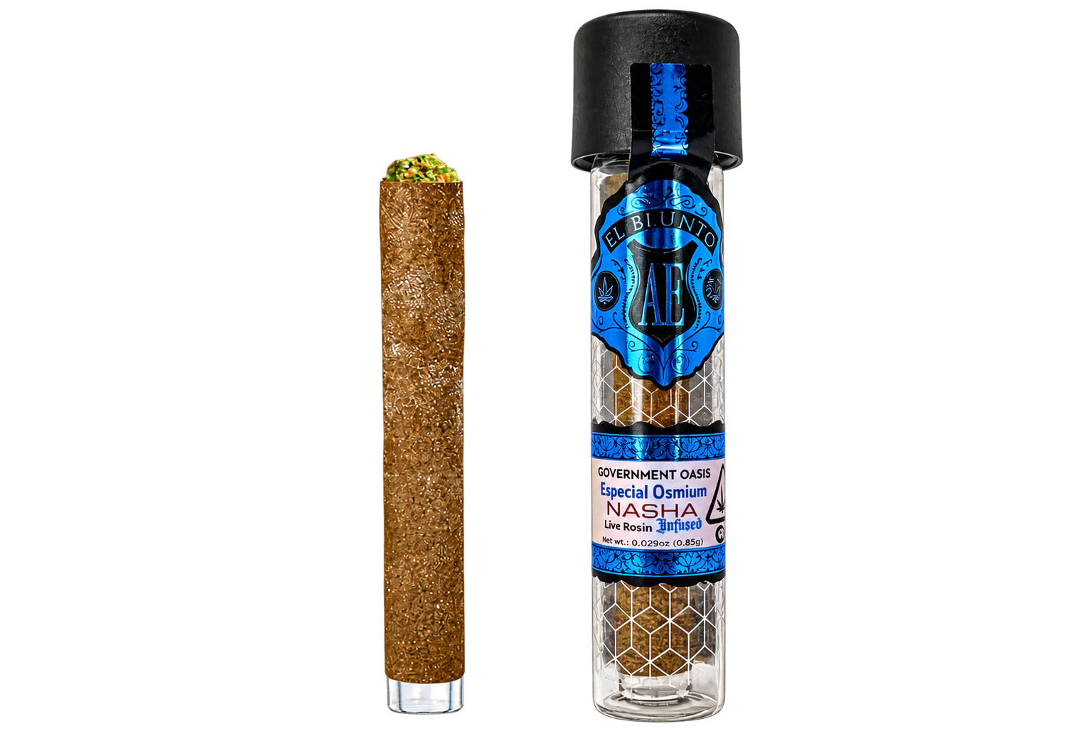 EL BLUNTO - El Blunto | Especial Osmium | Governmint Oasis | Live Rosin Infused Cigarillo Main Image