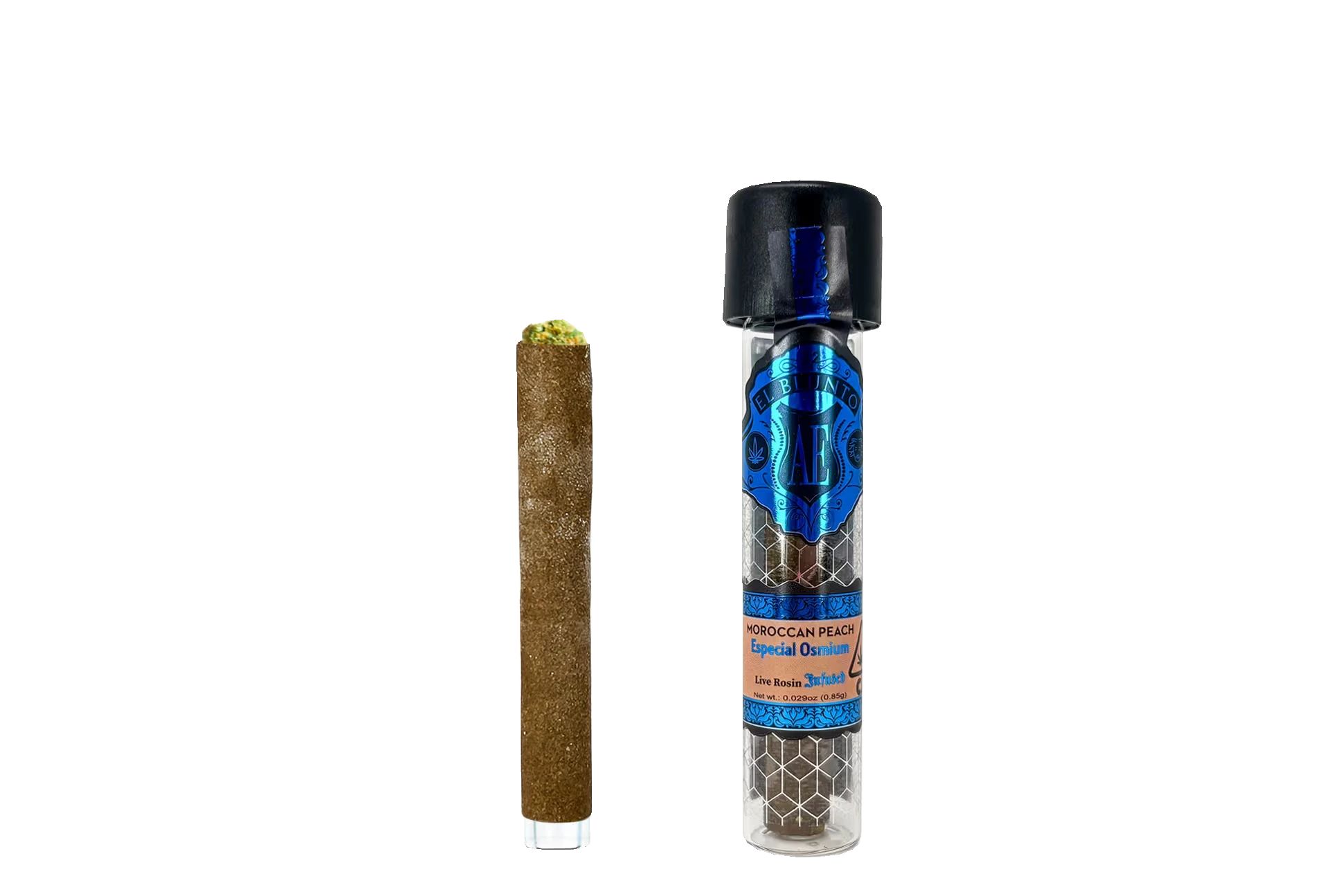 EL BLUNTO - El Blunto | Especial Osmium | Moroccan Peach | Live Rosin Infused Cigarillo Main Image