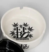 ELBO Glass | Ceramic Ashtray | White | 1ct