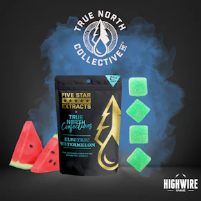 True North Full Spectrum Gummies Electric Watermelon 200mg (Indica)