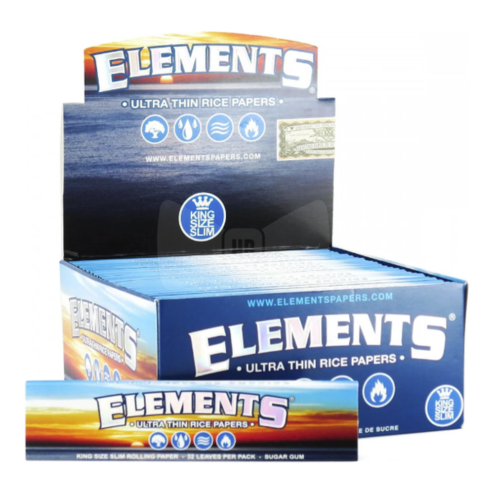 THE MIGHTY QUINN - Elements King Size Ultra Thin Rice Papers Main Image