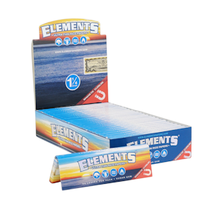 Vibes - Ultra Thin Rice Rolling Papers | 24pk Rice 1 1/4inch Paper | Elements