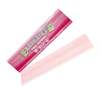 Accessory - Elements Pink King Size Slim Rolling Paper