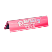 Pink King Size Slim Ultra Thin Rice Rolling Paper - Elements