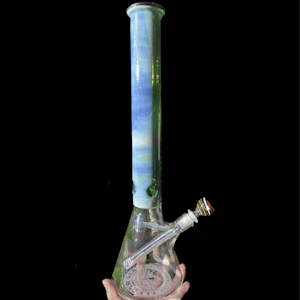 Elevar Glass - Elevar Glass - Fume Beaker Long Blue Tube - Accessories