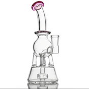 Elevar Glass - RIG Bloop Recycler Pink Fume Mouthpiece  - Accessories