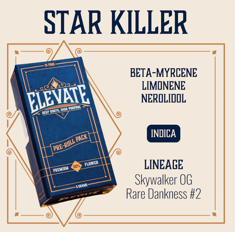 Elevate - Star Killer 10pk Pre-Rolls - 5g Main Image