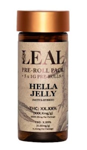 Leal - Hella Jelly 5 Pack Pre-Roll Pack 5G