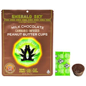 Emerald Sky - EMERALD SKY | HYBRID MILK CHOC PB CUPS - 10PK | EDIBLE | 100MG