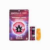 EMERALD SKY | RASPBERRY DREAM LIVE RESIN 5:1:1 THC/CBD/CBN - 10PK | EDIBLE