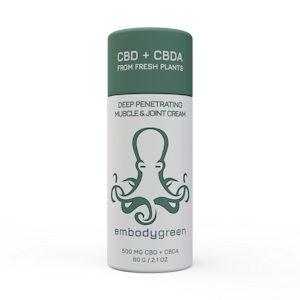 Embodygreen - Embodygreen CBD+CBDA Deep Penetrating Muscle & Joint Cream