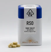 Emerald Bay Extracts | Mendo Crumble | 10mg : 100pk | RSO Full Spectrum Tablets | 1000mg