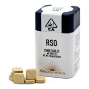 Emerald Bay Extracts | Slep 1:1:1 | THC:CBD:CBN | 25mg : 40pk | RSO Full Spectrum Tablets | 330mg