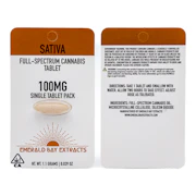 Emerald Bay Extracts | Super Lemon Haze | RSO Hyrbid Single Tablet | 100mg