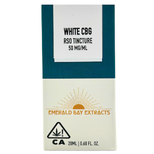 EMERALD BAY EXTRACTS - Emerald Bay Extracts - High CBG - White CBG 1:1 CBG - Tincture - 1000mg