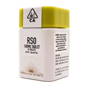 Emerald Bay Extracts - Emerald Bay Extracts | Tropical Cherries | 100mg : 10pk | RSO Full Spectrum Tablets | 1000mg