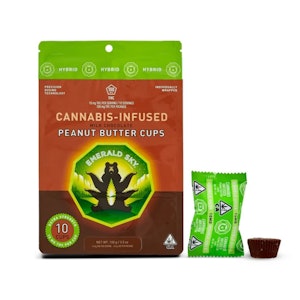 Emerald Sky - HYBRID MILK CHOCOLATE PEANUT BUTTER CUPS 100MG - EMERALD SKY