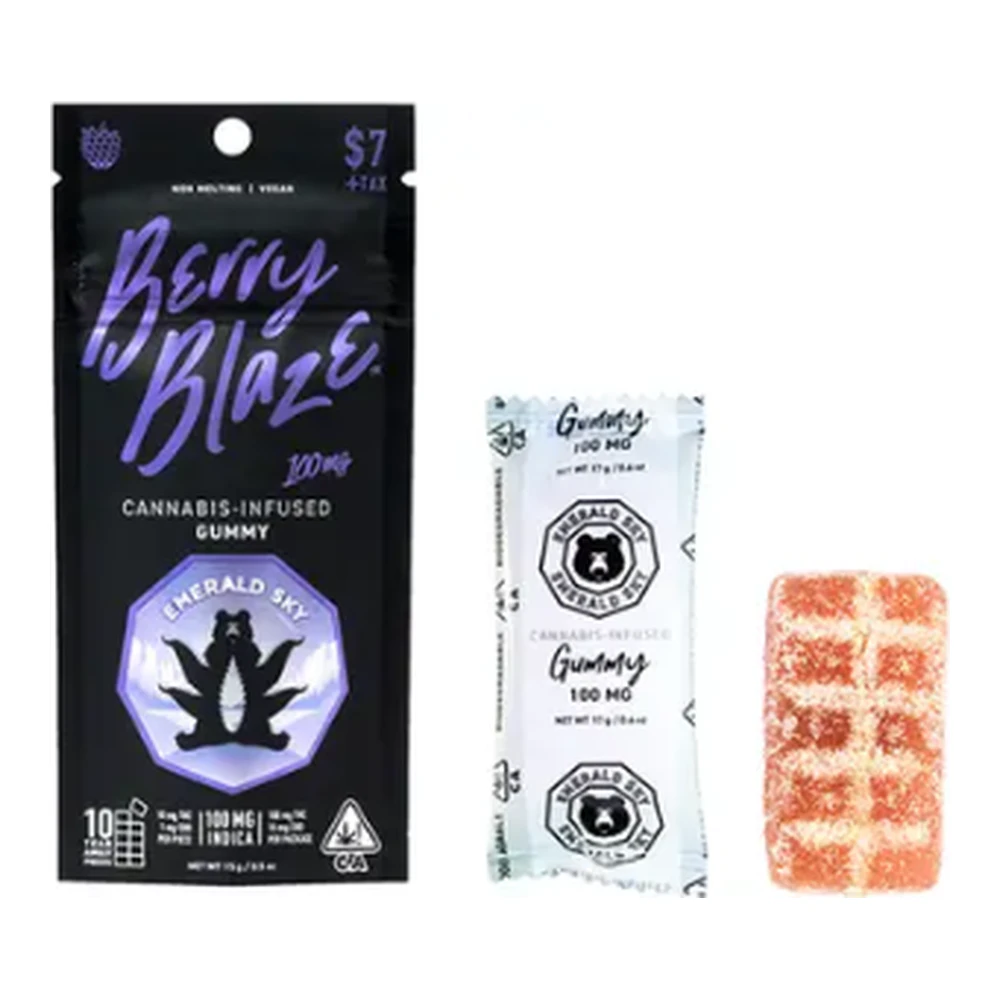 Emerald Sky - Emerald Sky | Berry Blaze | Single Gummy | 100mg Main Image
