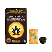 Emerald Sky - Dark Chocolate Peanut Butter Cups - Sativa - 100mg 10pk
