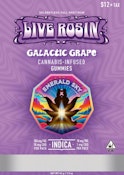 Emerald Sky - Galactic Grape Live Rosin Gummies - 100mg THC