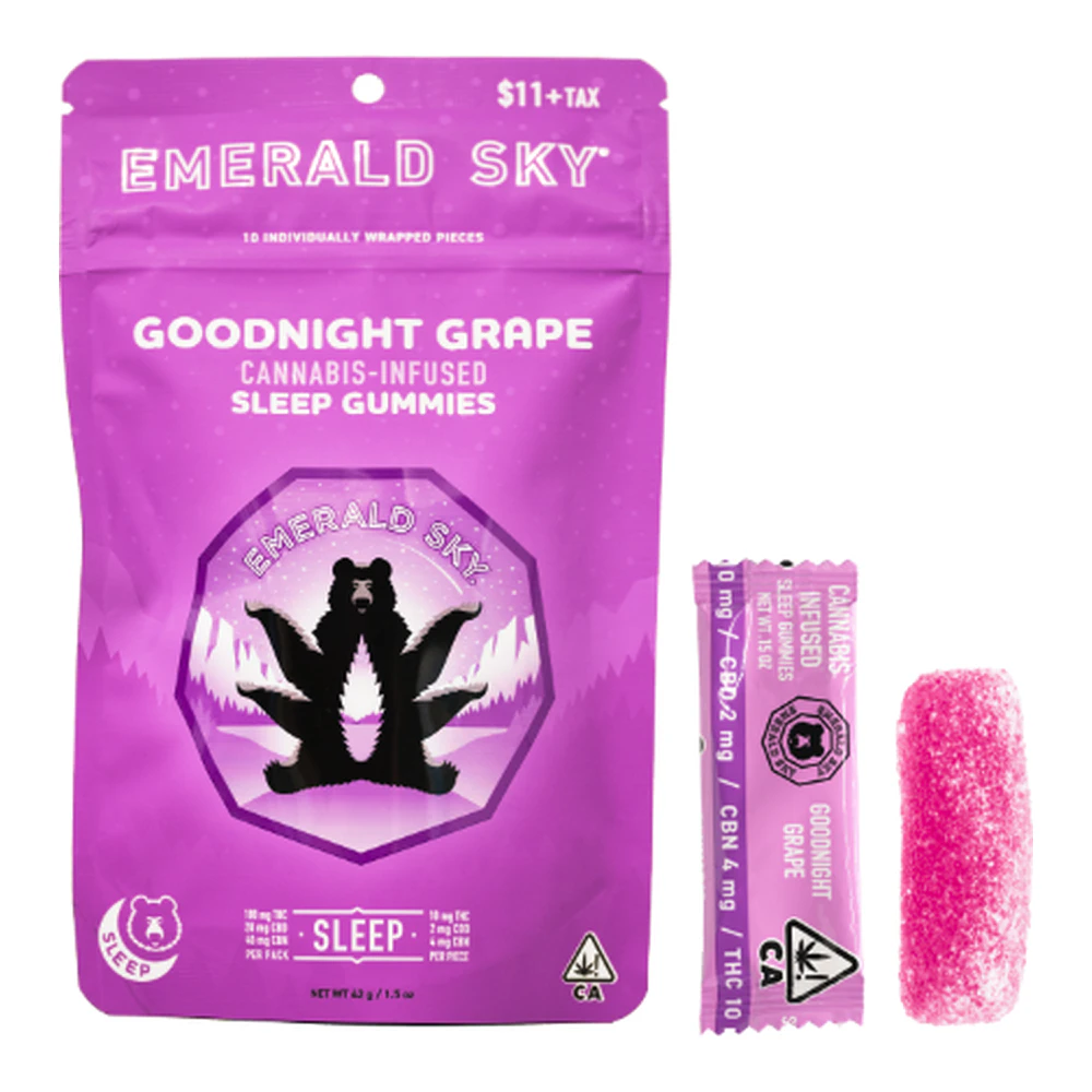 Emerald Sky - Emerald Sky | Goodnight Grape 10:2:4 | Sleep Gummies | 100mg Main Image
