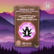 Emerald Sky - Milk Chocolate Peanut Butter Cups - Indica - 100mg 10pk