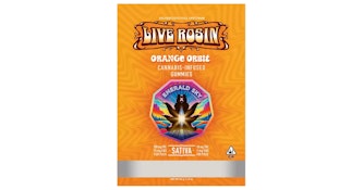 Emerald Sky - Orange Orbit Live Rosin Gummies - 100mg THC
