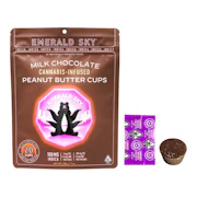 Emerald Sky | Peanut Butter Cups | Indica | Milk Chocolate | 20pk | 100mg