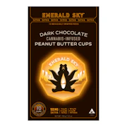 Emerald Sky | Peanut Butter Cups | Sativa | Dark Chocolate | 10pk