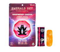 Emerald Sky | Raspberry Dream 10:2:2 | Live Resin CBN Sleep Gummies | 100mg  