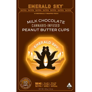 Emerald Sky - EMERALD SKY 100mg Sativa Milk Chocolate Peanut Butter Cups 10pk