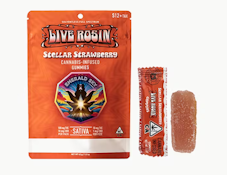 Emerald Sky - Edible - Stella Strawberry Live Rosin Gummies - 100mg