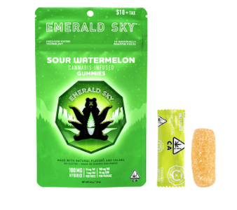 Emerald Sky - Emerald Sky | Sour Watermelon | Gummies | 100mg