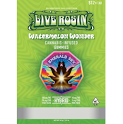 EMERALD SKY 100mg Hybrid Watermelon Wonder Rosin Gummies 10ct
