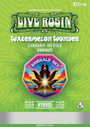 Emerald Sky | Watermelon Wonder | Solventless Full Spectrum Live Rosin Gummies | 100mg