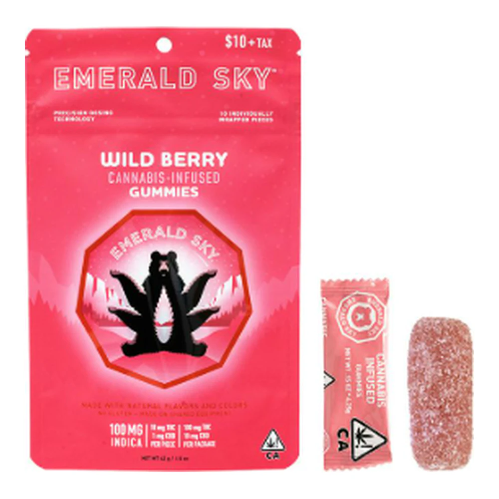 Emerald Sky - Emerald Sky | Wild Berry | Gummies | 100mg Main Image